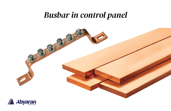 busbar in control panel شینه مسی