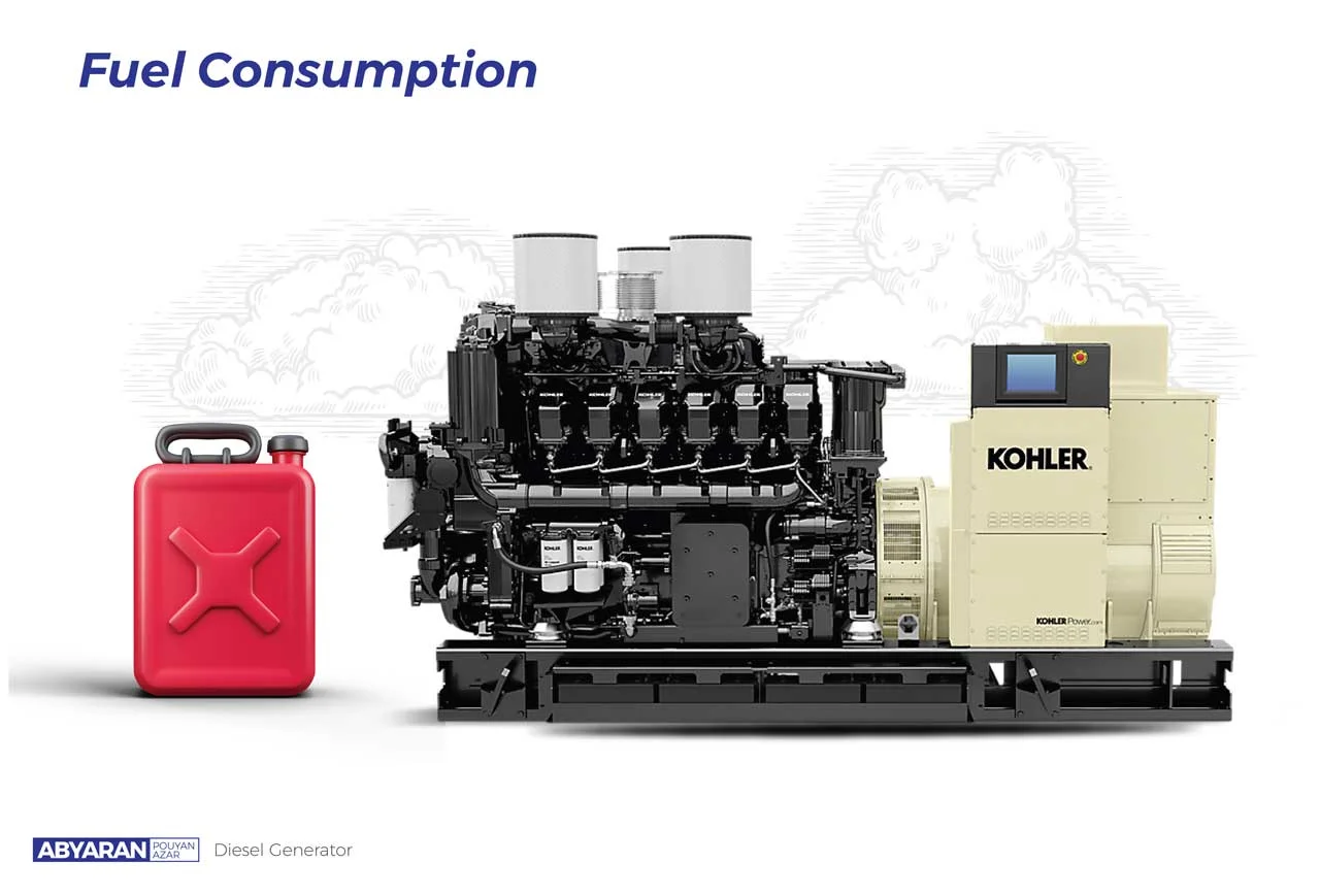 diesel-generator-fuel-consumption میزان مصرف سوخت دیزل ژنراتور